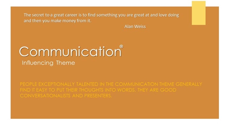 Communication Influencing Theme